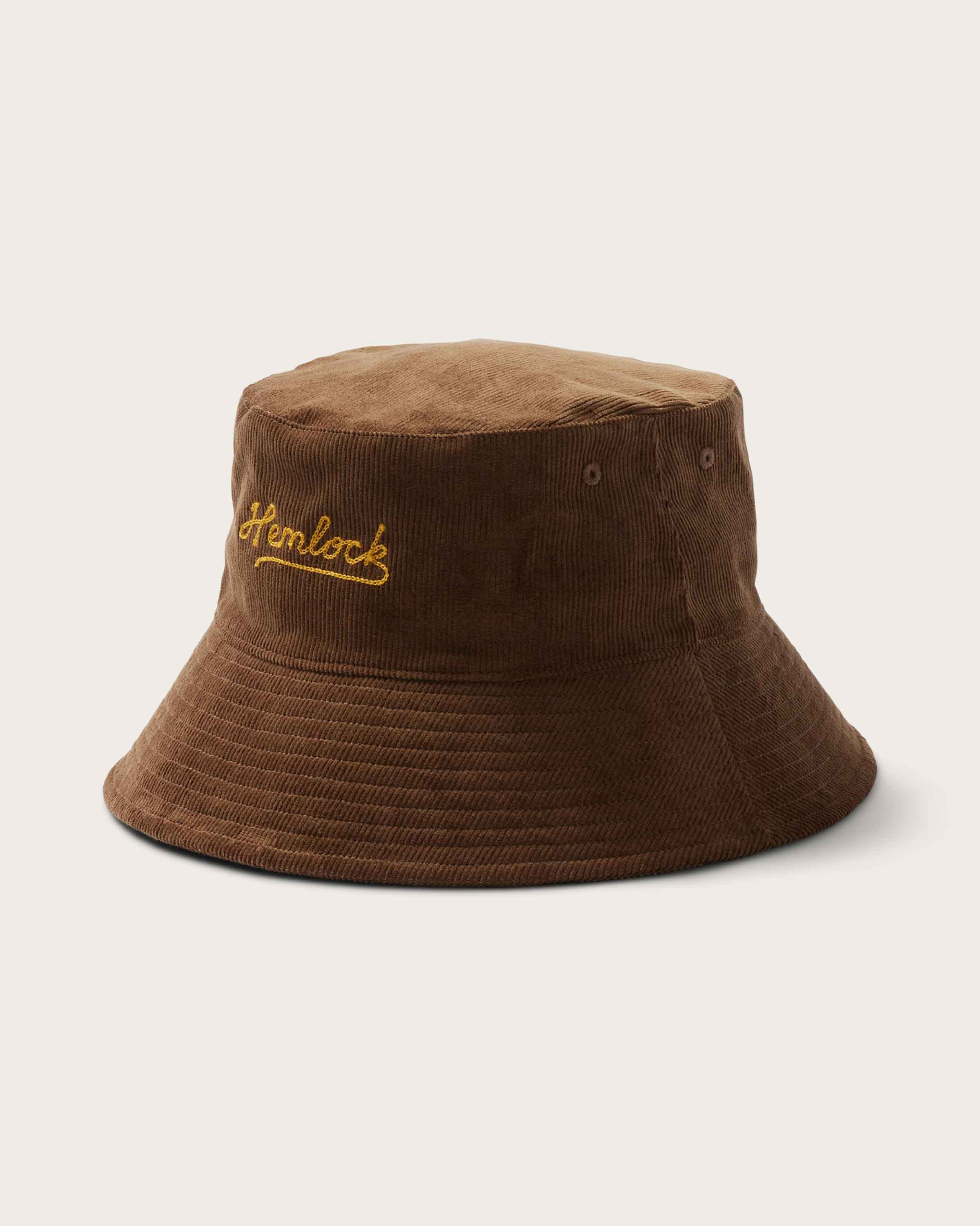 Brown Corduroy Bucket Hat