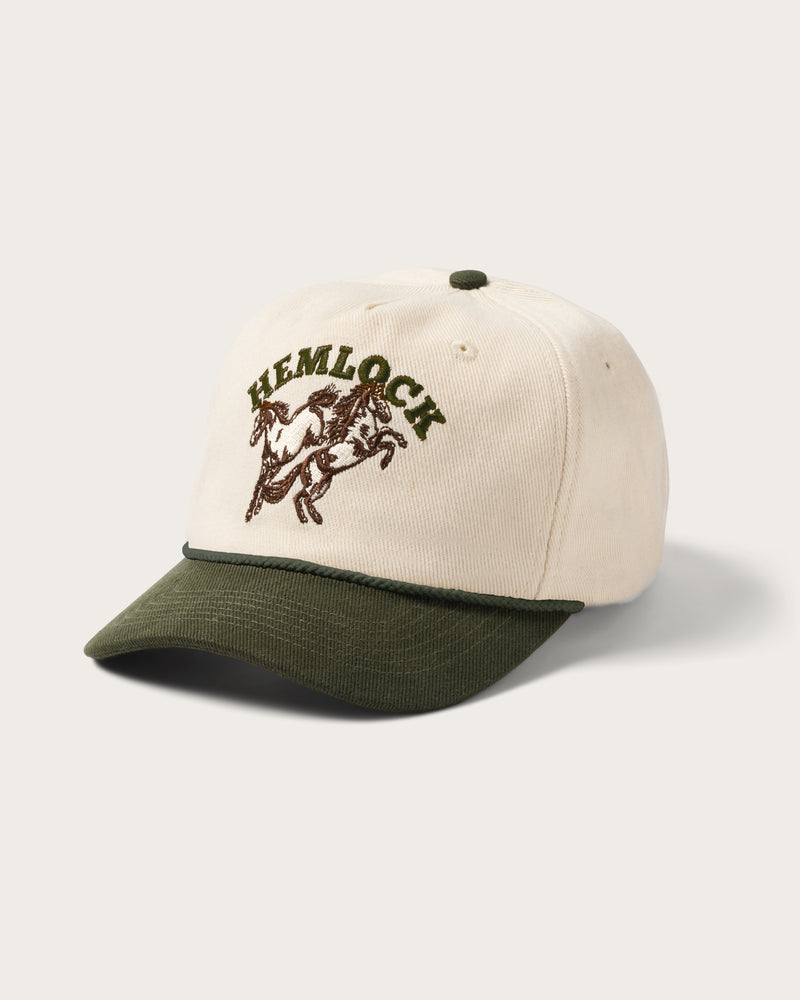 Buckin Baseball Hat Green