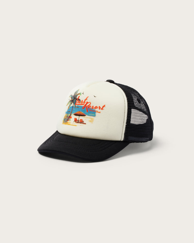 Kids Last Resort Scenic Foam Trucker Hat Black