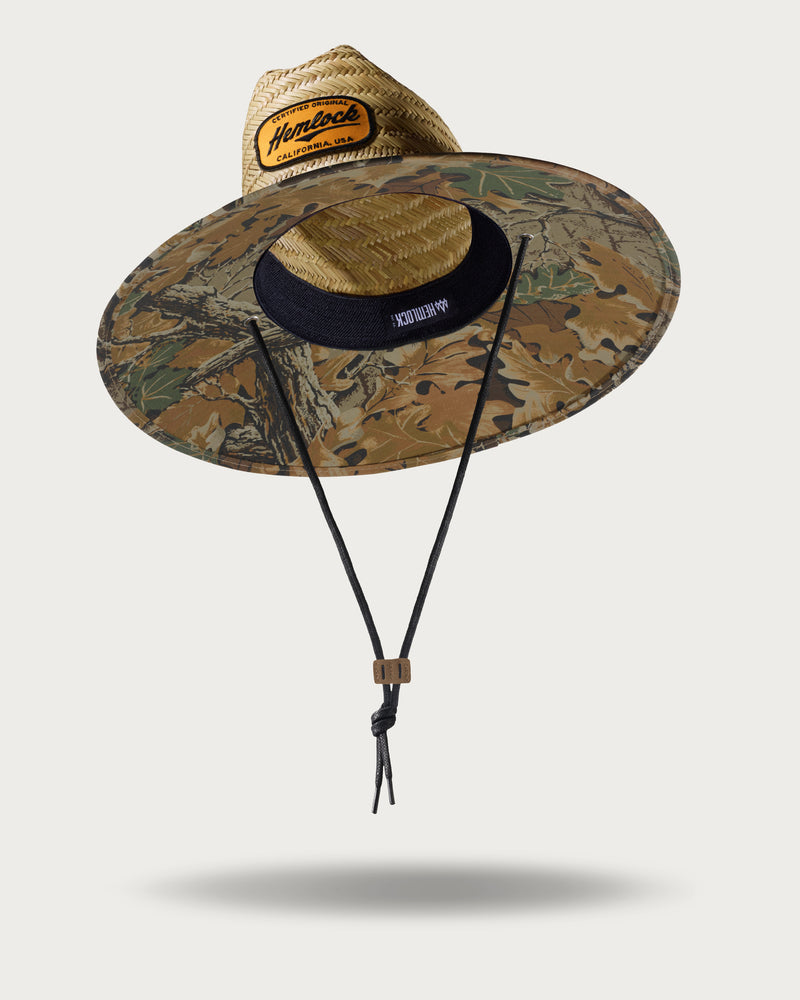 Hemlock UPF50+ Lifeguard Straw Hat Realtree® Advantage Camo print