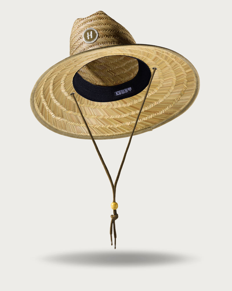 Hemlock Lifeguard Straw Hat in Bare Olive