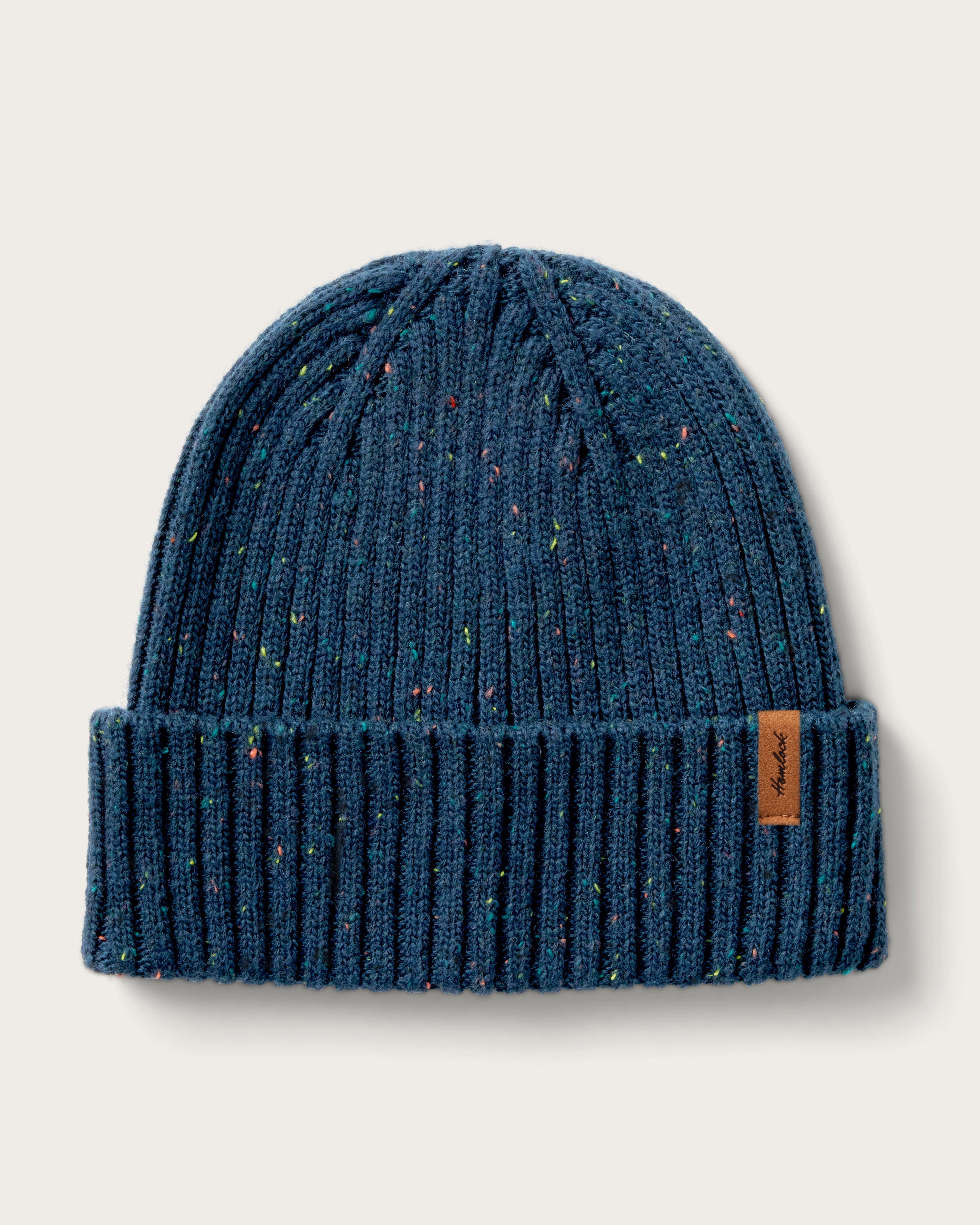 Hemlock Hawthorne Fleck Beanie in Dark Teal