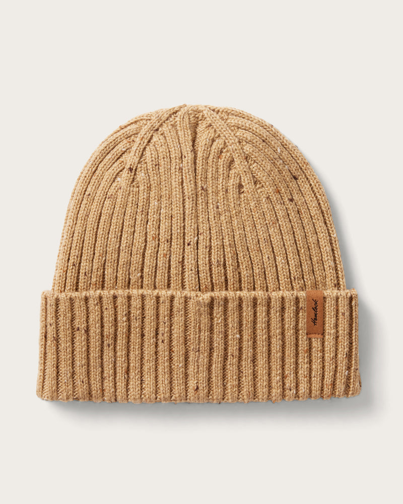 Hemlock Hawthorne Fleck Beanie in Sand Color