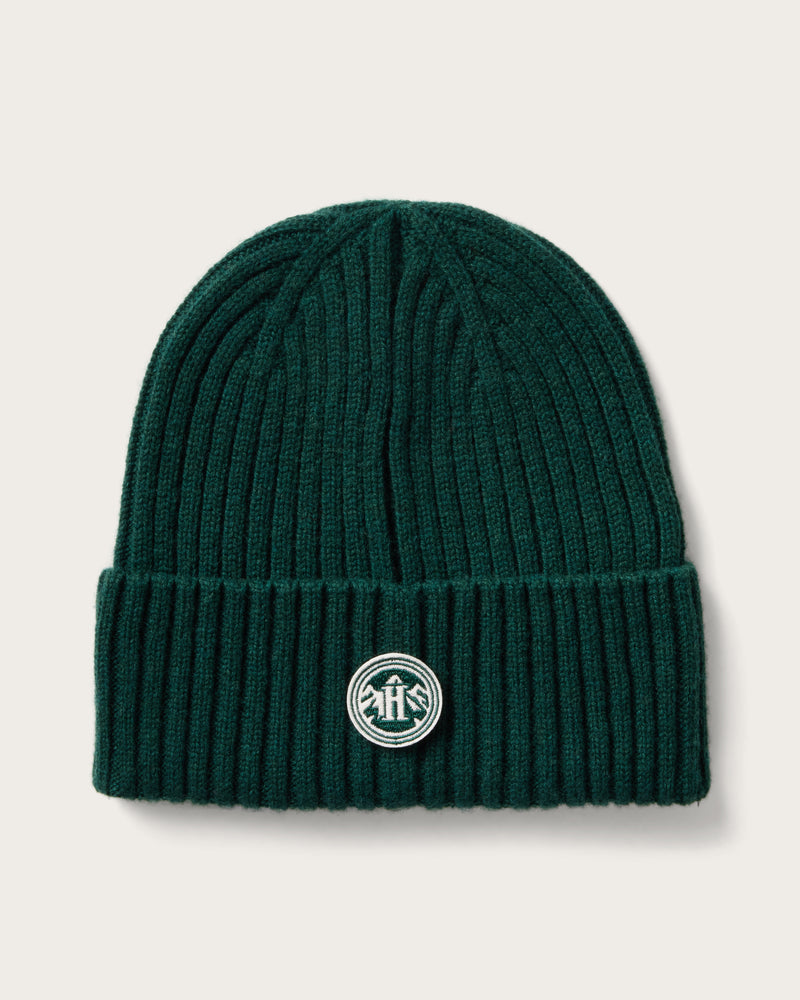 Hemlock Peak Beanie in Dark Green 