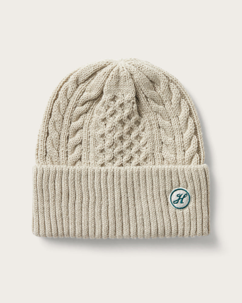 Hemlock Vulcan Beanie in Grey Sage color