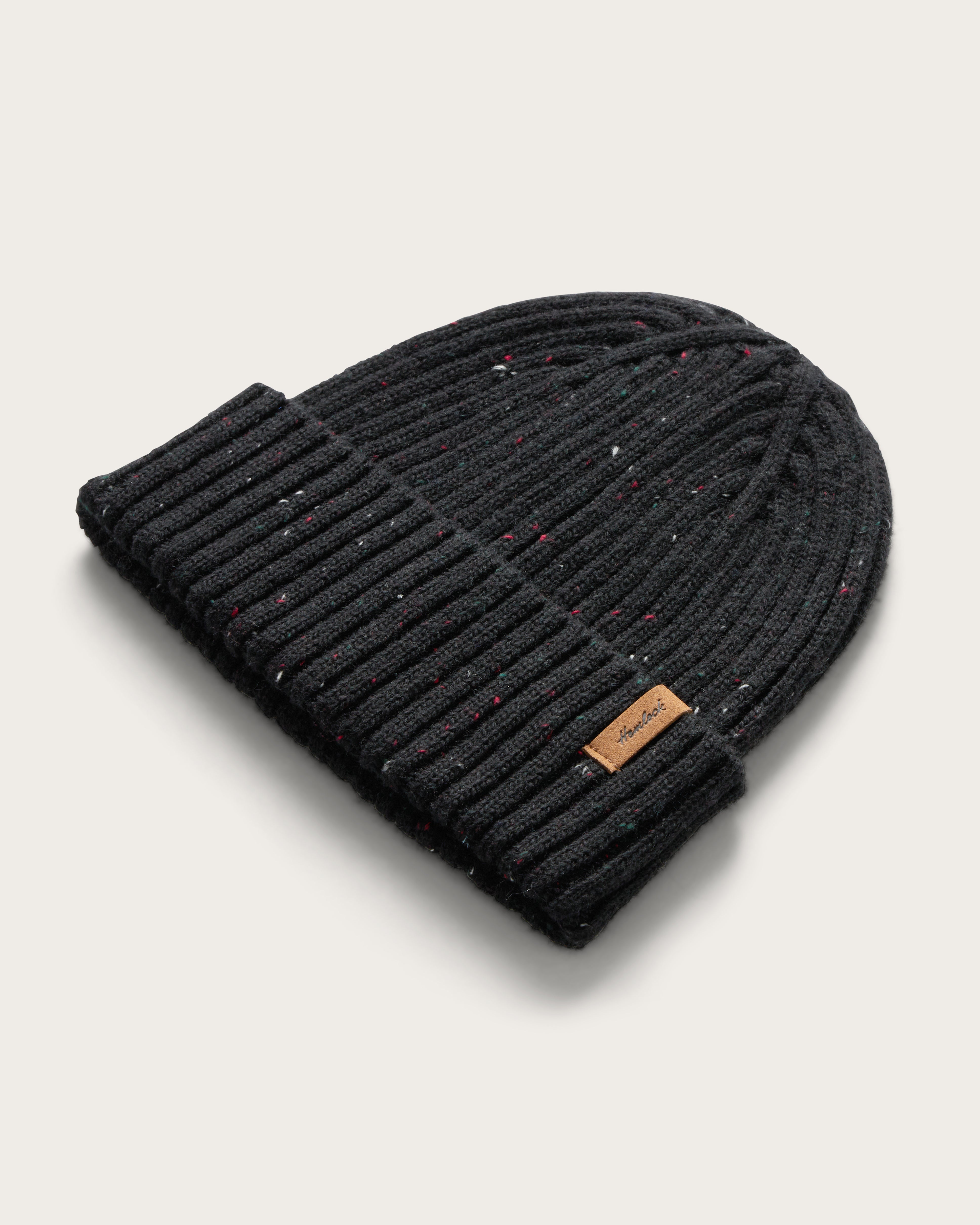 Hemlock baby Hawthorne Beanie in Black at an angle