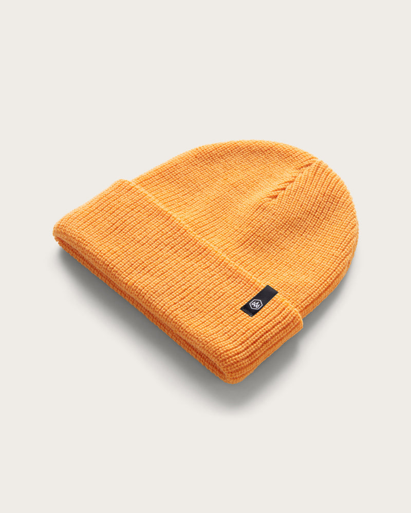 Hemlock Ranger Beanie in Apricot color at an angle