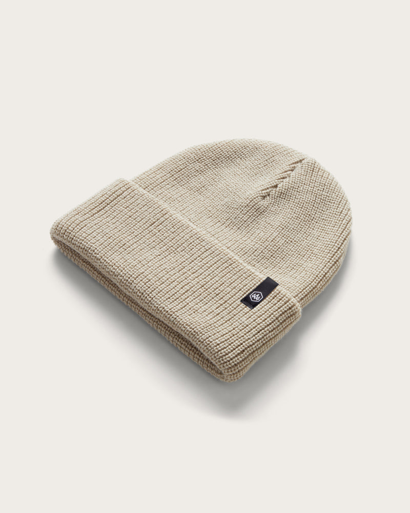 Hemlock Ranger Beanie in Concrete color at an angle