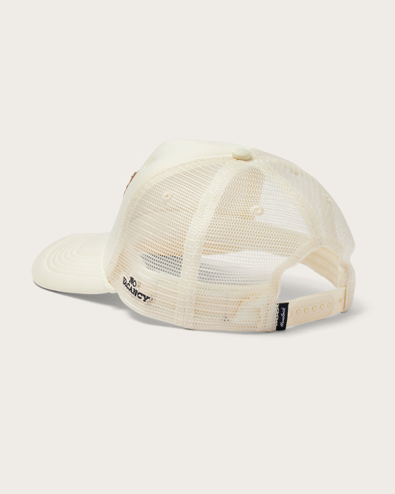 Hemlock Last Resort Foam Trucker in Bone side view