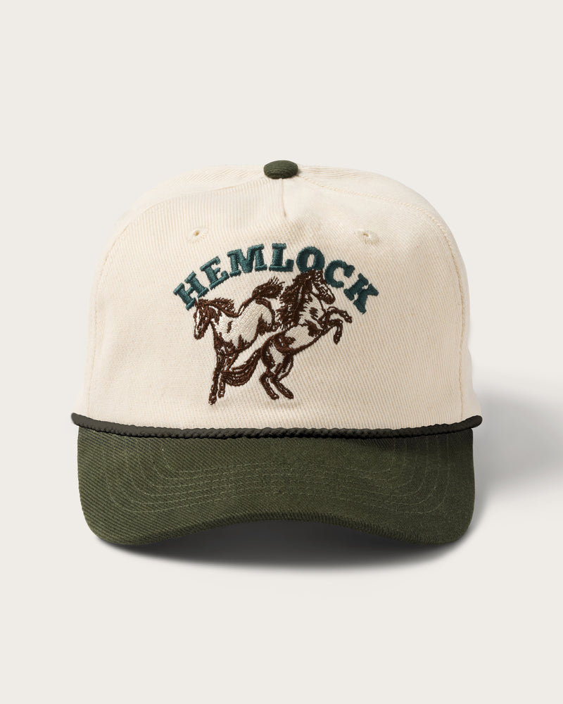 Buckin Baseball Hat Green