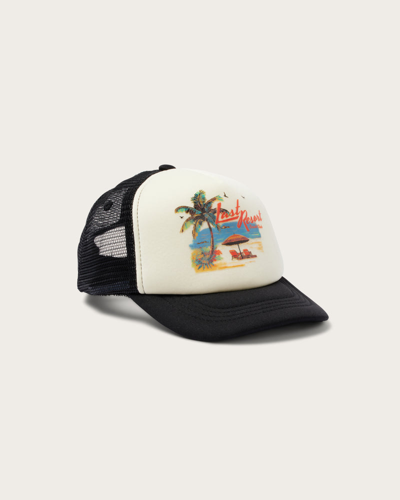 Kids Last Resort Scenic Foam Trucker Hat Black