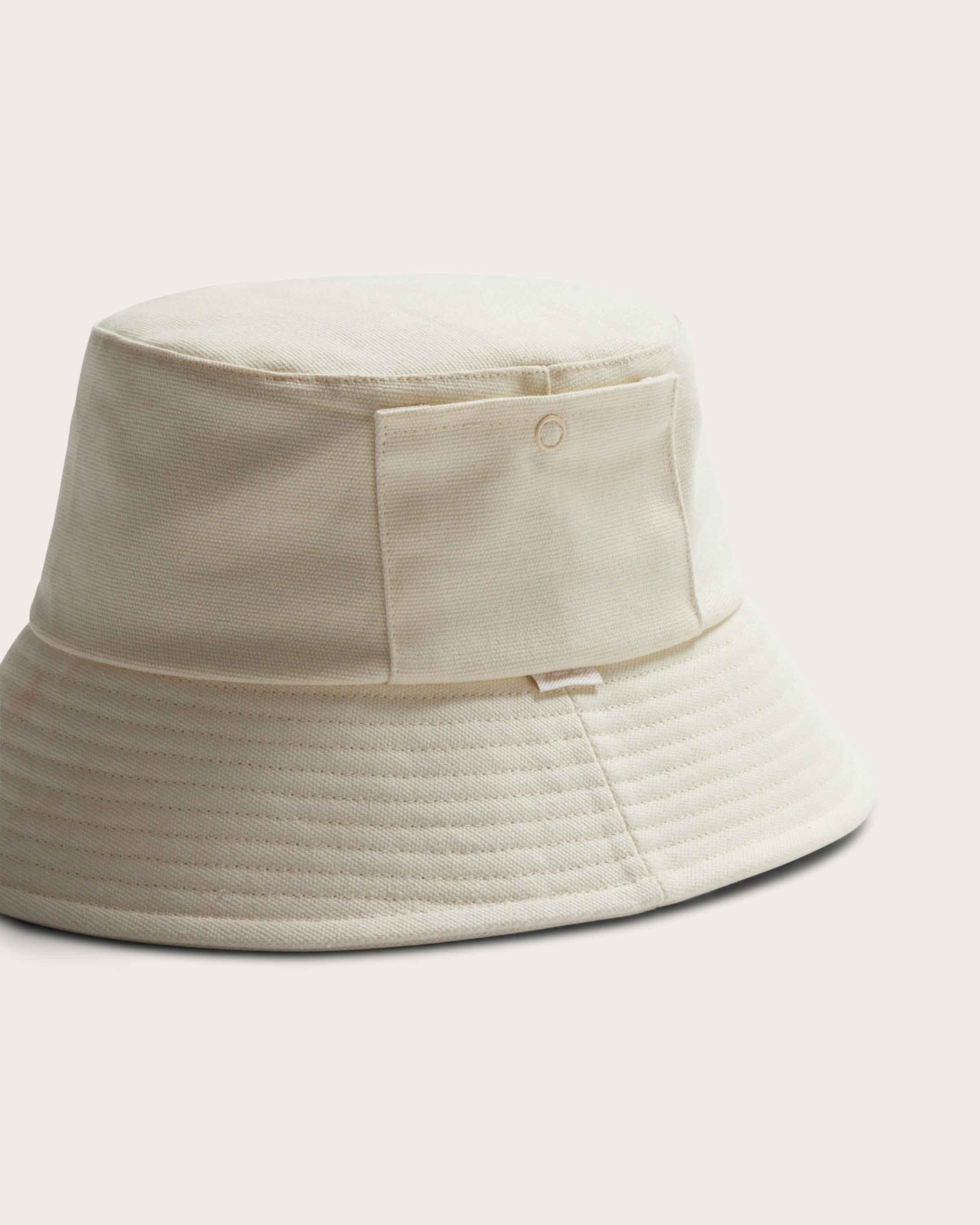 White Plain Bucket Hat