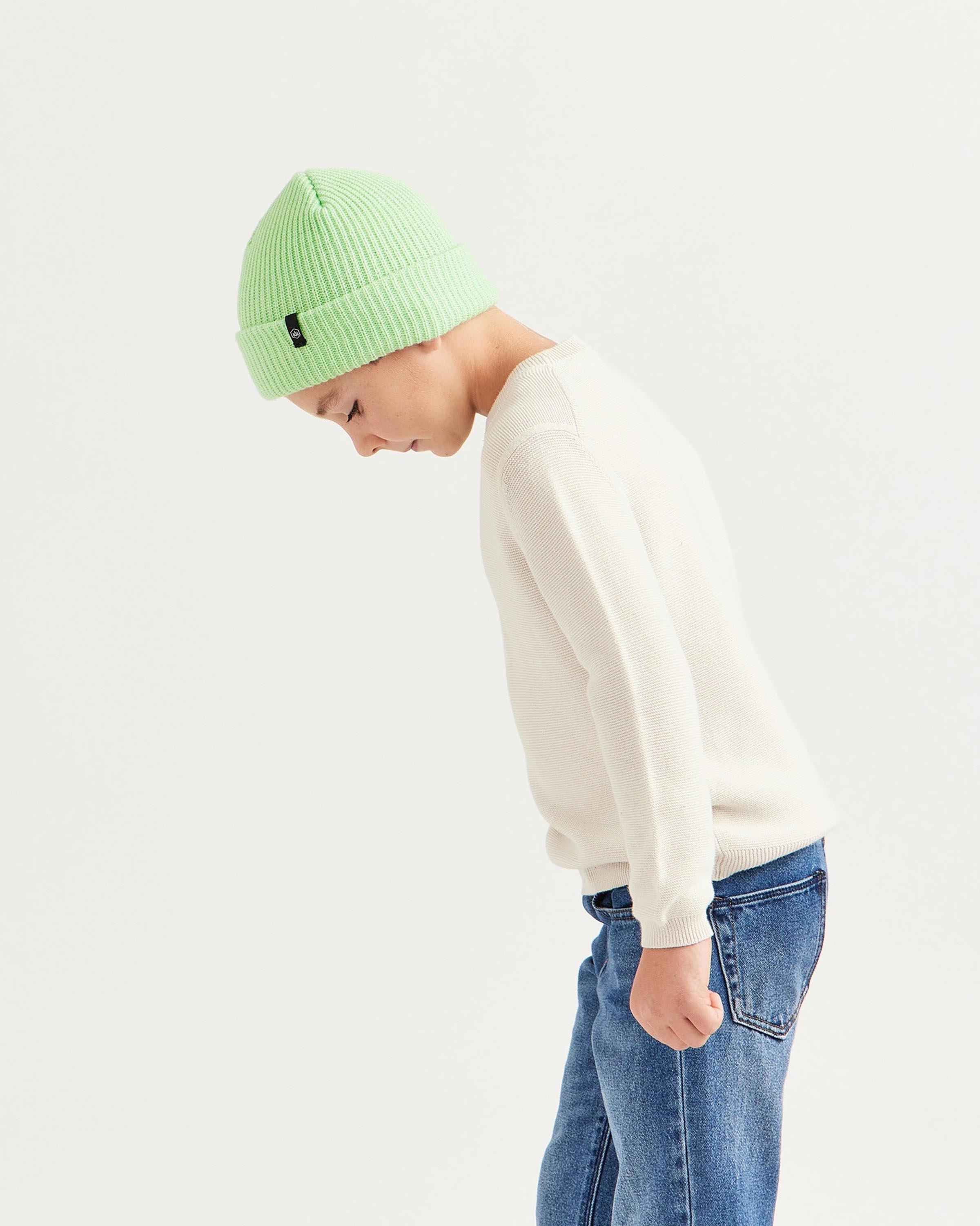 Kids Ranger Beanie in Lime - undefined - Hemlock Hat Co. Beanies - Kids