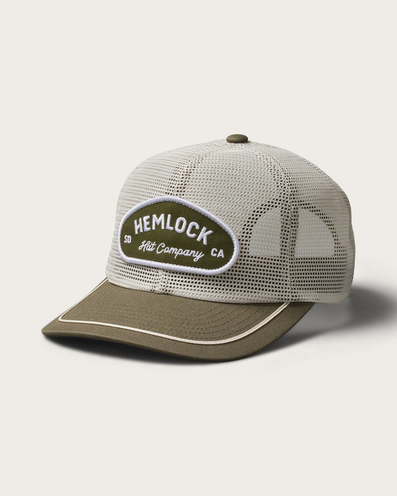 Hemlock Mack Trucker Hat in Olive
