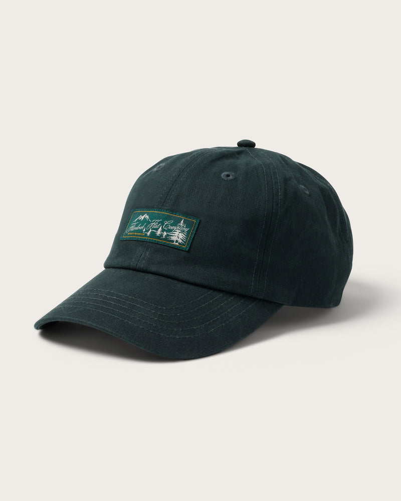 Hemlock Meadows Dad Hat in Forest Green