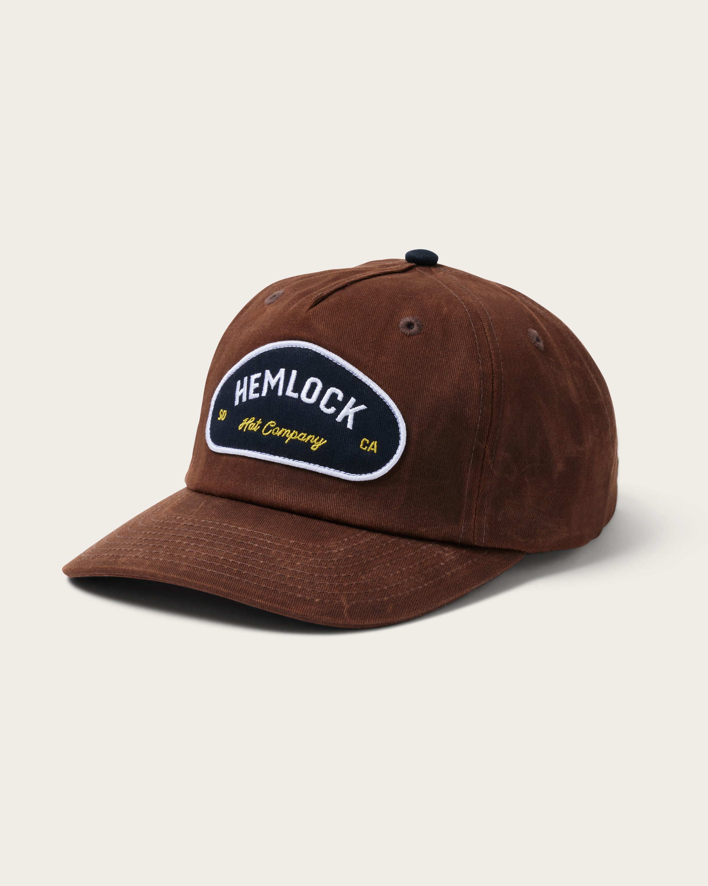 Hemlock Palomar Baseball Hat in Tobacco color