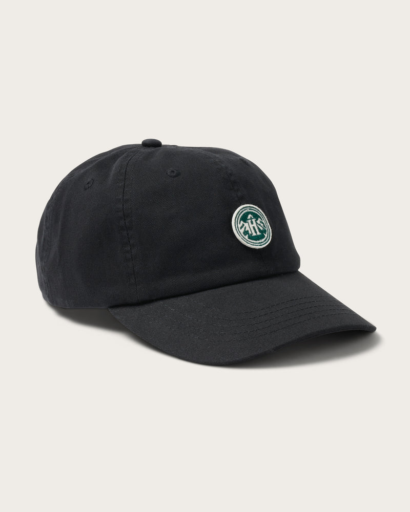 Hemlock Peak Dad Hat in Black side view